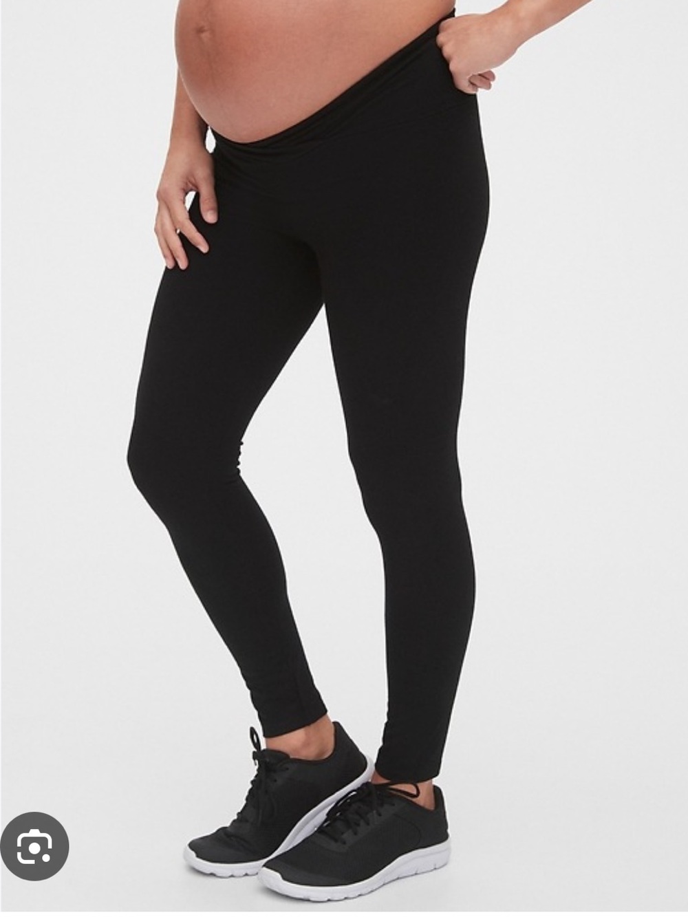 2 Pack GAP Black & Gray Maternity Leggings